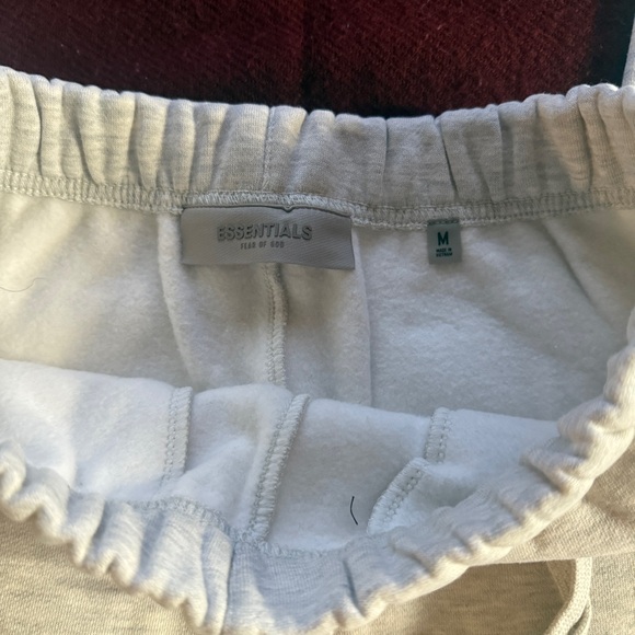 Fear of God Essentials Sweatpants - Light Oatmeal Heather (Men’s) Size M - Picture 4 of 5